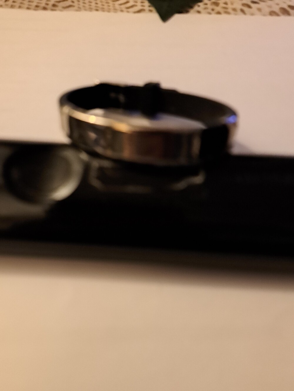 Classic Black Silicone Women's Bracelet